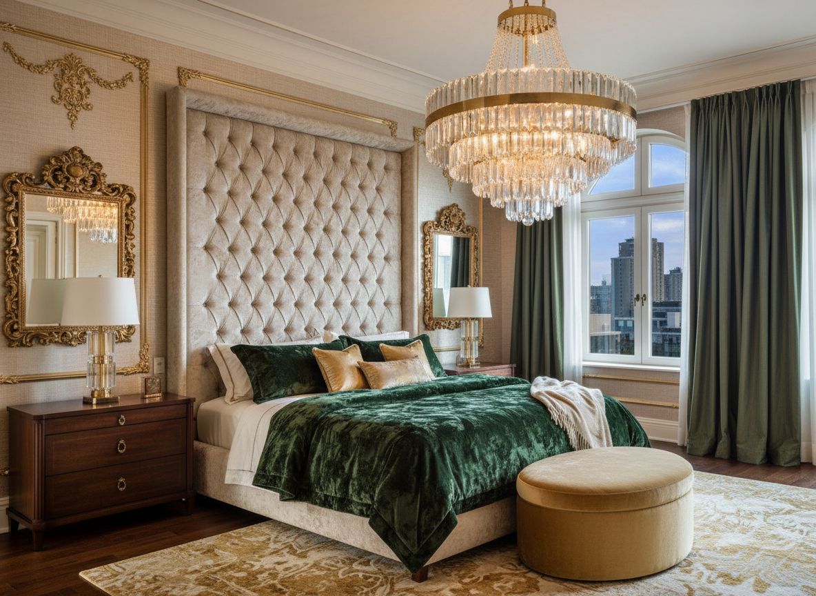 Deqor AI bedroom transformation - after photo with luxury hotel suite design